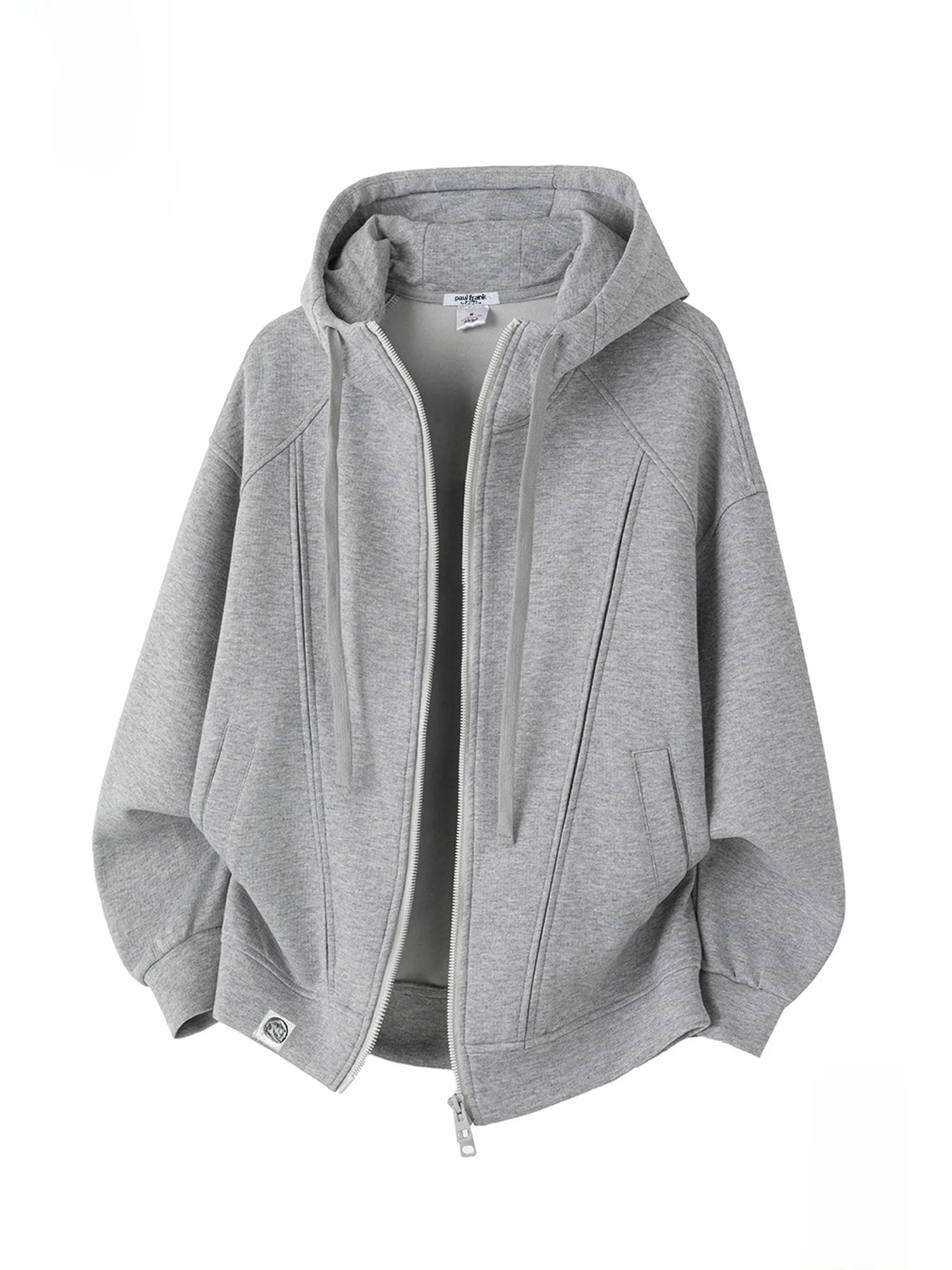 

Мужской повседневный свободный кардиган Paul Frank 2026 весна, новинка, с капюшоном, модная верхняя одежда, толстовка с принтом Monkey Mouth, смесь хлопка и полиэстера