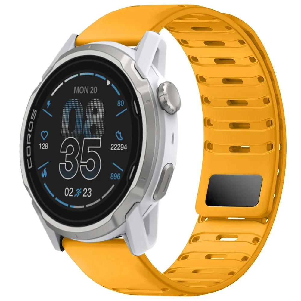 22mm Silikonarmband für CMF Watch 3-2-1 Pro Suunto Vertical 2/Race 2 Magnetverschlussband für COROS Watch PACE Pro/3 APEX 4 42mm