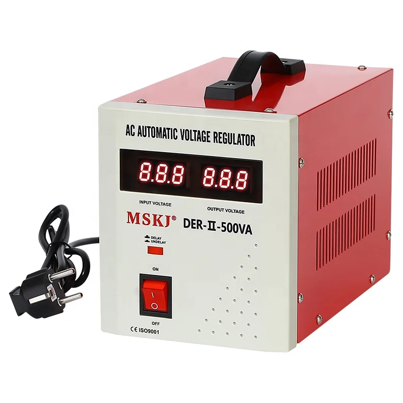 

MSKJ Electronic DER-II 10KVA Fast Intelligent Precise Voltage Regulator Stabilizers