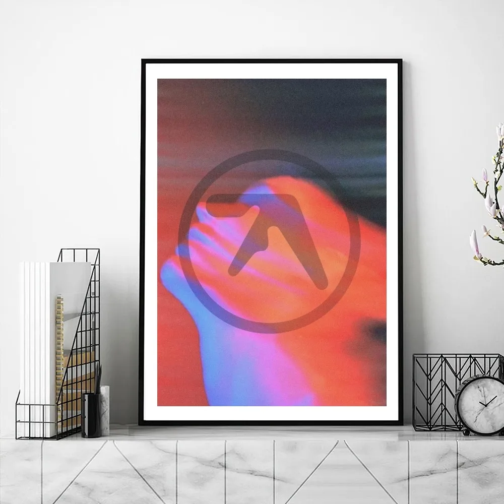 Dj Aphex Twin Poster Gallery Prints Self Adhesive Home Decor Decoration Wall Decals Living Room Sticker