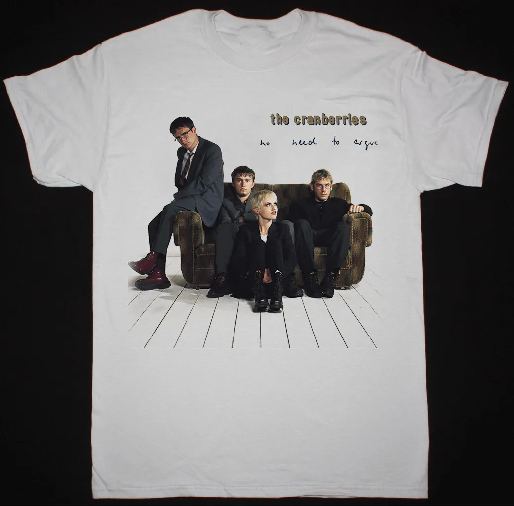 

Rare The Cranberries Cotton Short Sleeve White S-2345XL Unisex T-Shirt TMB382