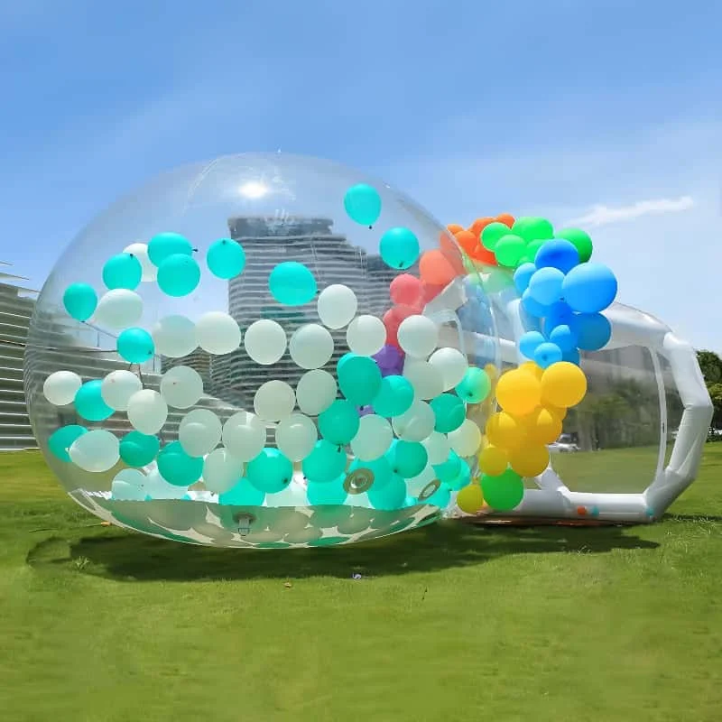 PVC bubble house balloon tent trampoline inflatable bubble tent bubble house inflatable game suitable for party activities
