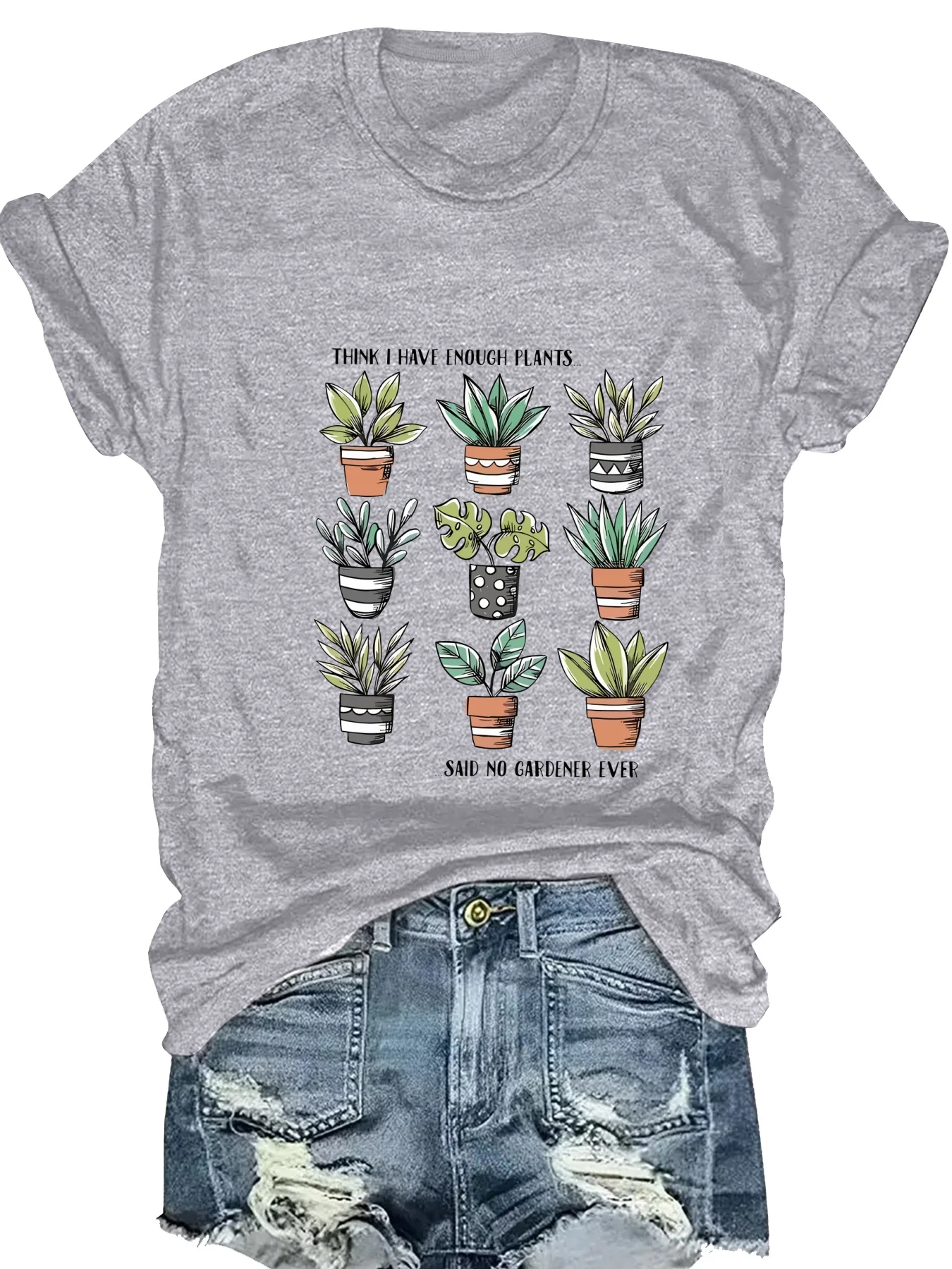 

Модный женский топ с короткими рукавами и растительным узором, стильный повседневный женский топ