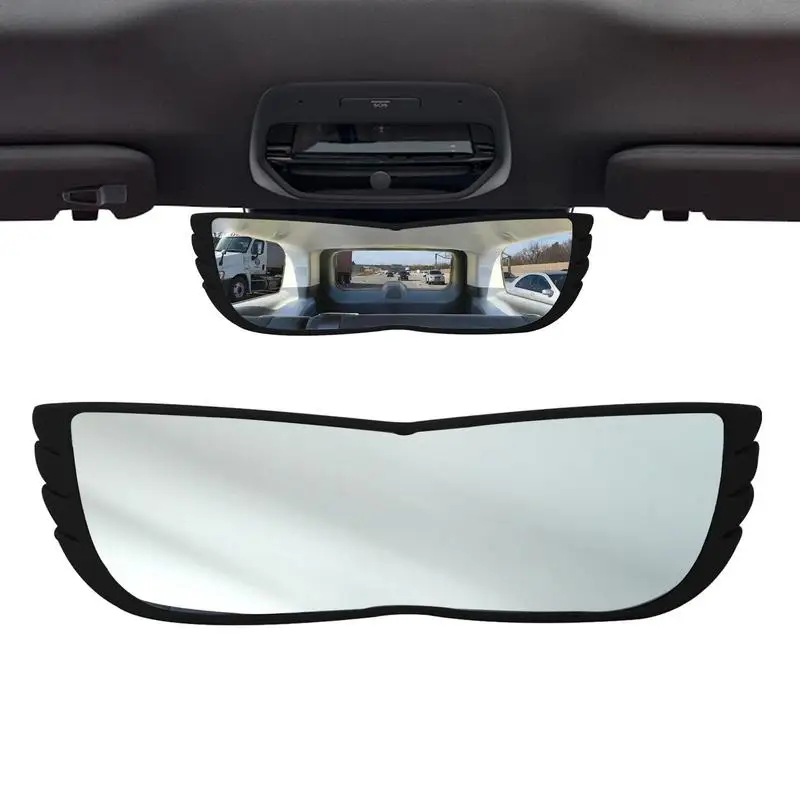 12 Inch Wide Angle Car Accessories Interior Aesthetic Rearview Mirror Accessories Wide-Angle Rearview Mirror For Cars SUV