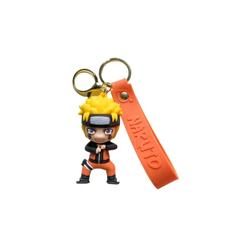 

Japanese anime NARUTO Kakashi Sasuke Kawaii cartoon shaped keychain Anime peripherals Small gift