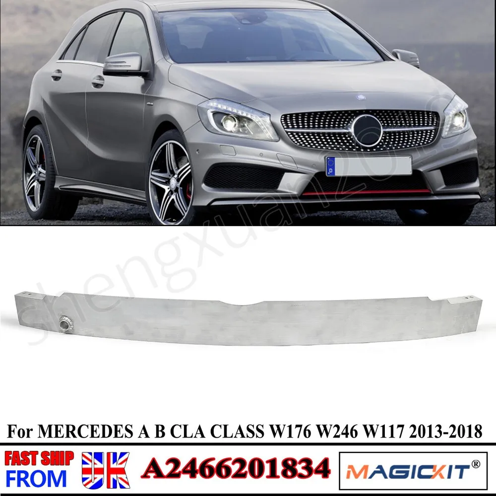 

For Mercedes Benz A CLA Class W176 Front Reinforcement Crash Bar W246 W117 2013-2018 Car Front Bumper Skeleton Accessories