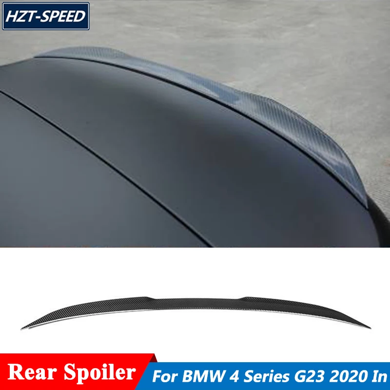 M Style Dry Carbon Fiber Trunk Wing Rear Spoiler For BMW 4 Series G23 2020 In