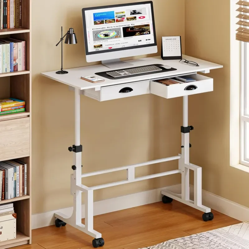 Amazon Mobile Living Room Home Lifting Desk Standing Work Student Learning Office Computer Desk Cross-border