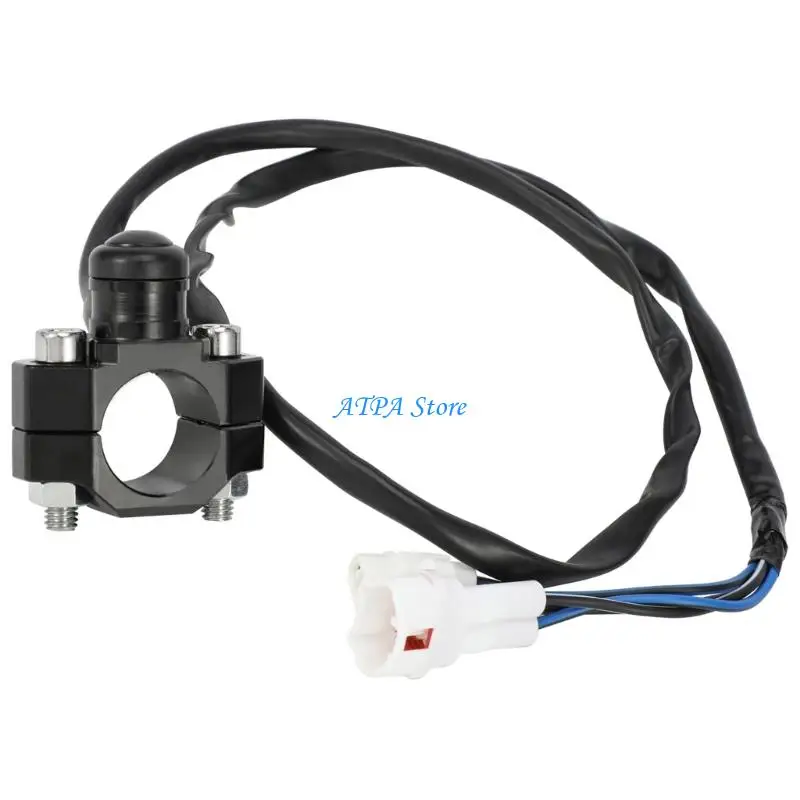 

U13C Corrosion Resistant Motorcycle Headlight On/Off Aluminum Alloy Quick Assembly No Tools Needed Enhancing Safety Anti Slip