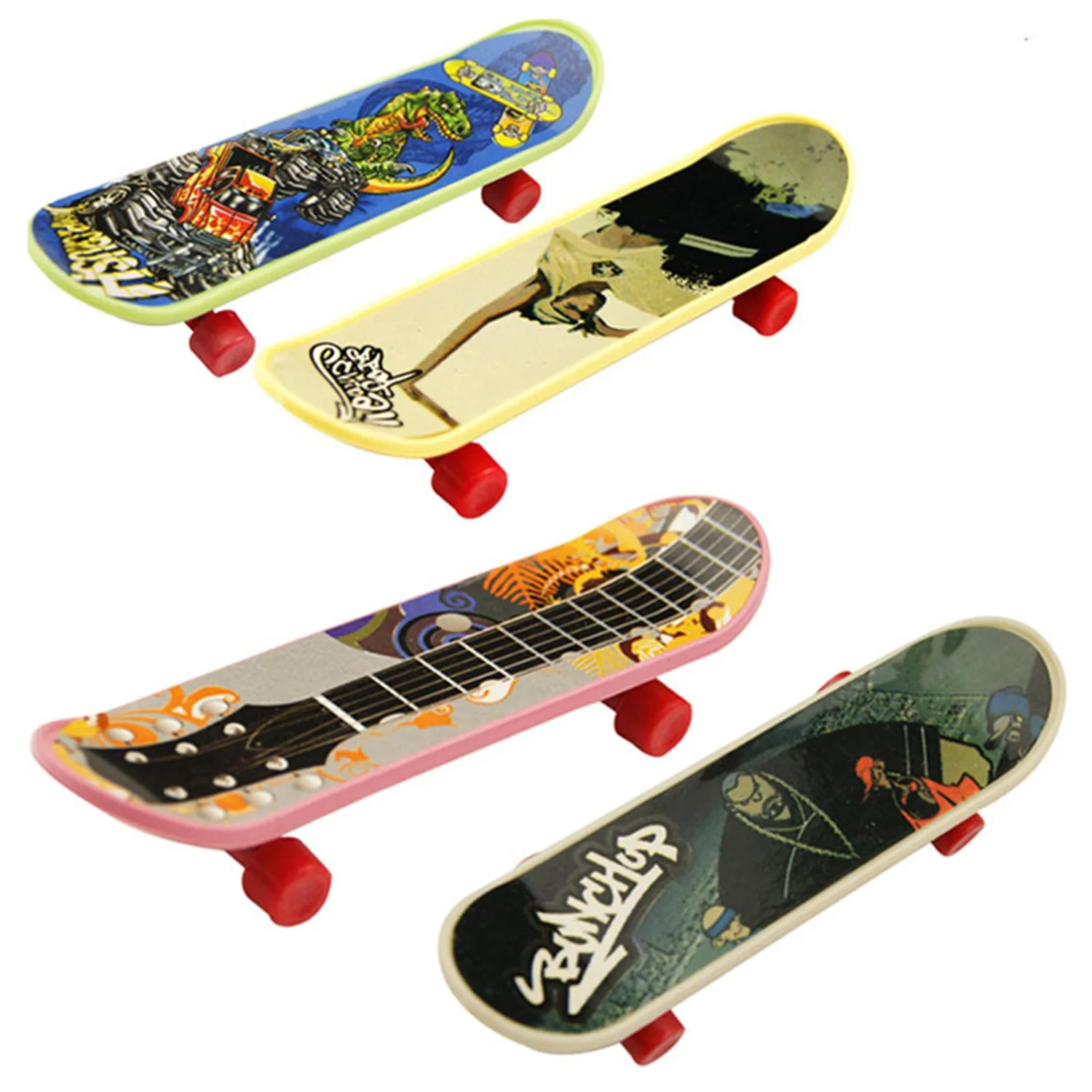 

B24C-4 шт. Finger Board Tech Deck Truck Мини-скейтборд и 12 шт. Поворотная втулка Hsp Запасные части Nitro Rc Автомобильные детали