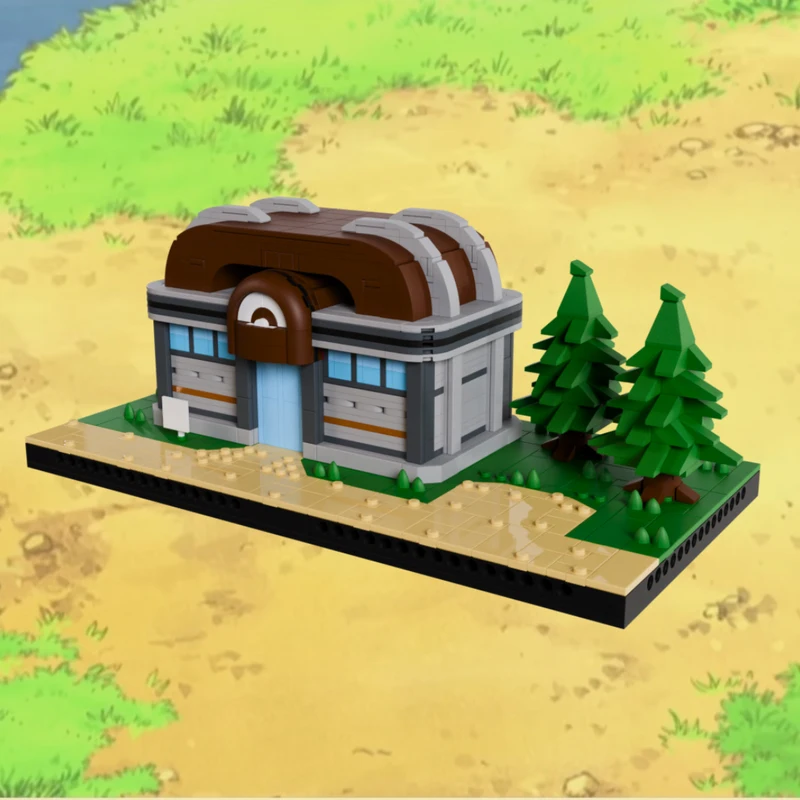 1175PCS MOC Pocket Pets Gym Modular Display Modular Building DIY Model Building Blocks, Educational Toys for Kids, Birthday Gift