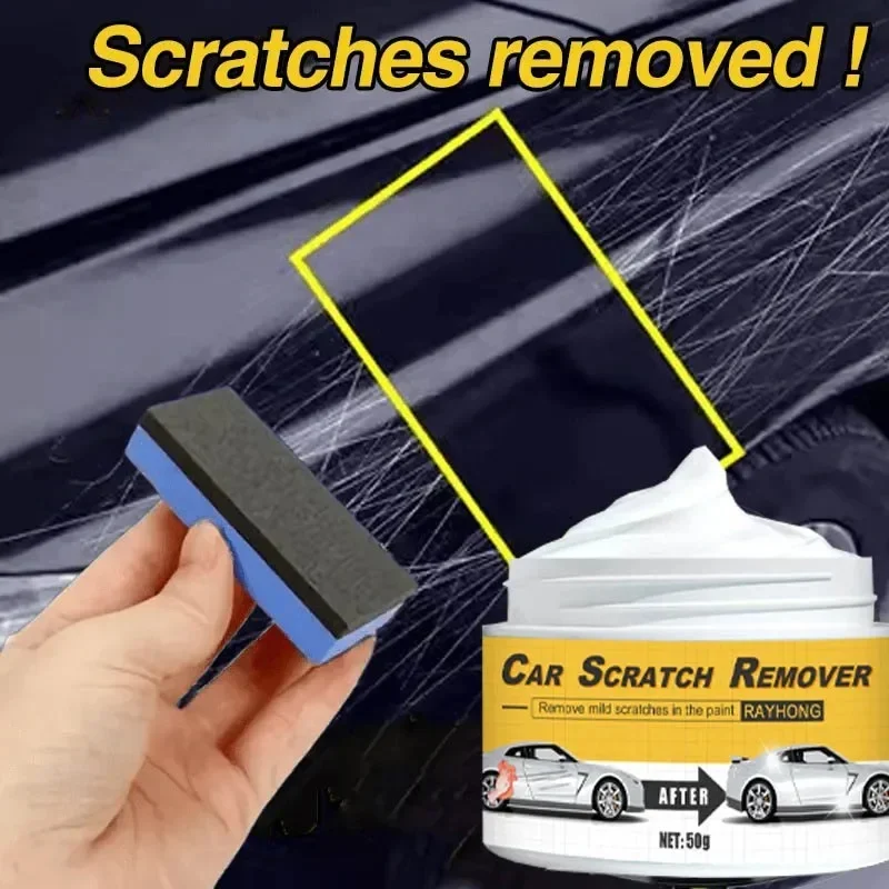 Multi-Purpose Car Scratch Repairer - 24-Hour Fast-Acting DIY Tool for Quick Car Repairs, Gloss Enhancement and More | 50g