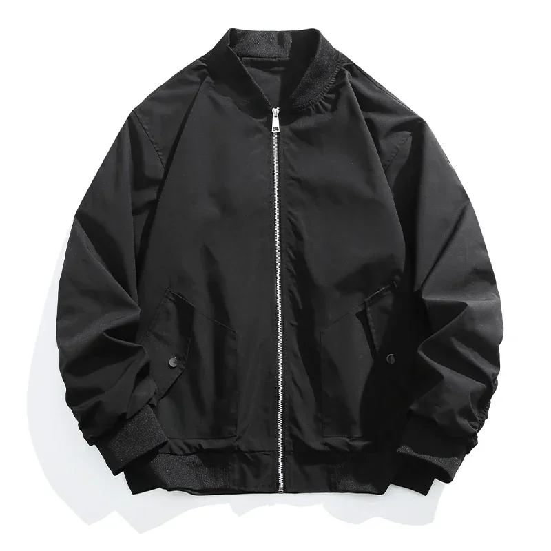 

Куртка пилота, мужской однотонный бейсбольный костюм, повседневные универсальные куртки, рабочая велосипедная куртка, новинка весны и осени Air Force MA1