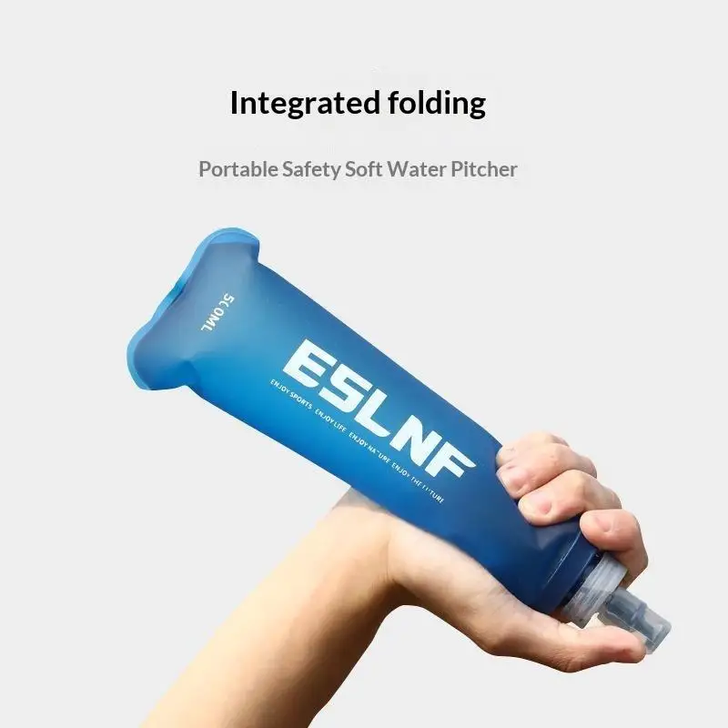 Reusable Collapsible Water Bladder Food Grade Leakproof Soft Water Bag for Hiking Cycling Running Camping Trip