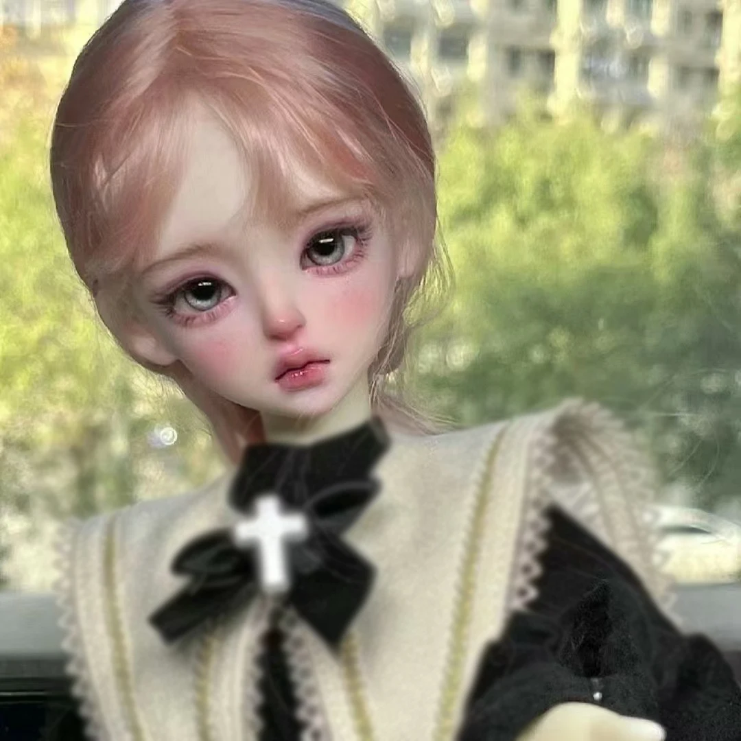 

1/4 BJD Doll Head With Body No Makeup Girl Resin Material High Quality Girl Doll No Makeup DIY Model Collection Toys Gifts