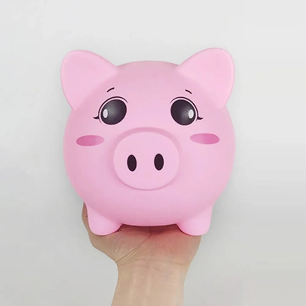 

Anti Drop Pig Piggy Bank Savings Tank Large Capacity Cartoon Pig Money Boxes Collectible Model Pig Model Piggy Bank Coins Cash