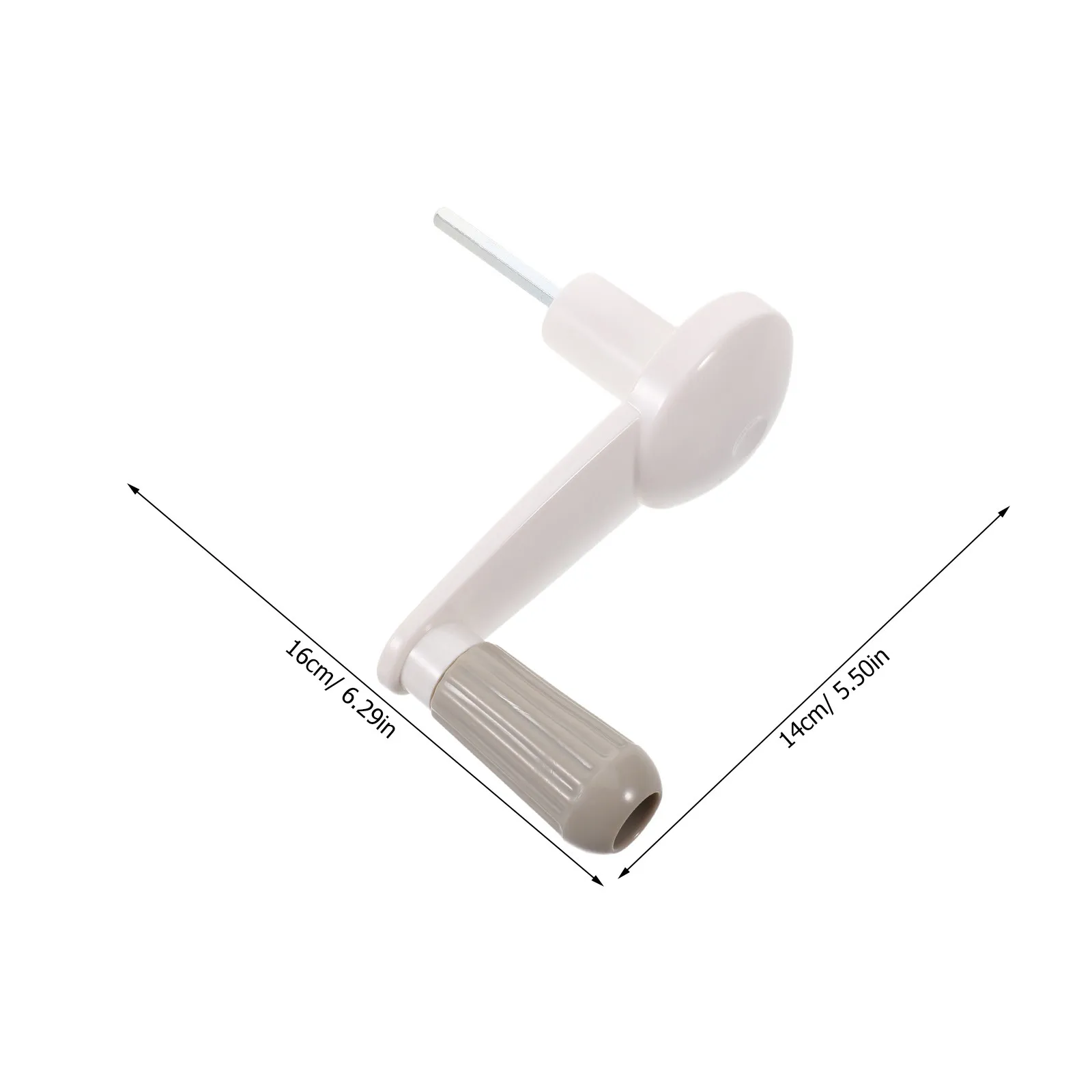Plastic Crank Handle 6x50mm Hex Shaft Height Adjustable Table Crank for Sit Stand Desk Router Lift Workbench Industrial Machine