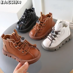 Stivali per bambini ragazzi moda scarpe da ginnastica antiscivolo impermeabili neonate scarpe Casual autunnali scarpe da passeggio per bambini stivali da esterno