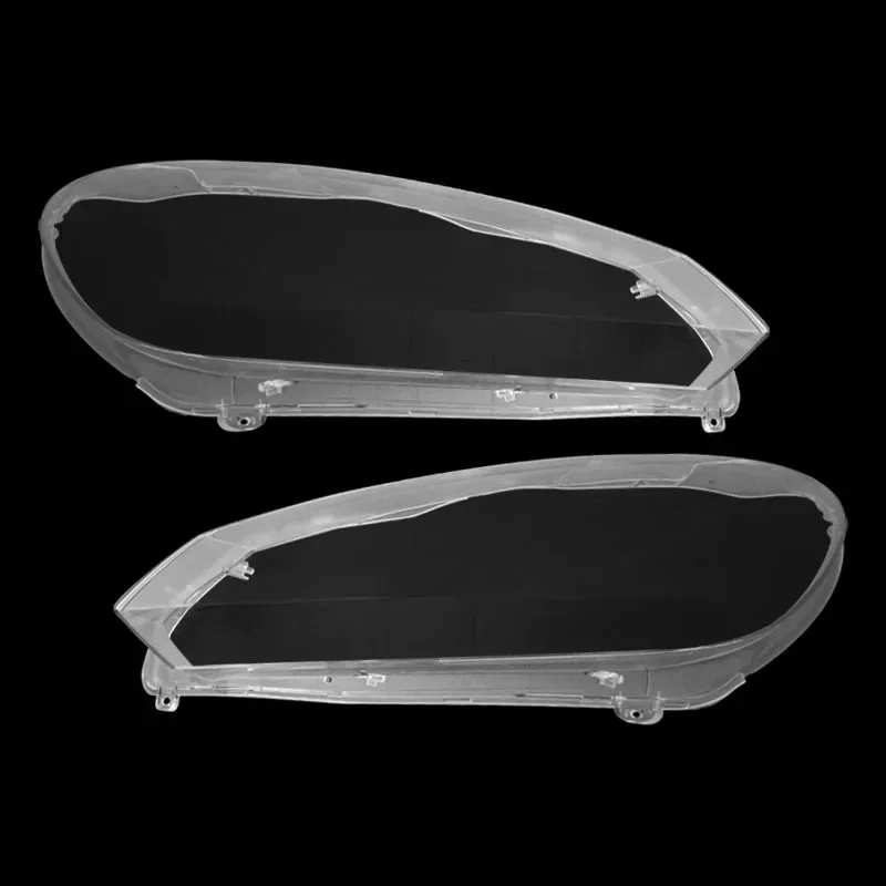 1 Left/Right Car Front Headlight Lens Covers For VW Golf 6 MK6 GTI R 2010-2014 Transparent Lampshade Headlamp Shell