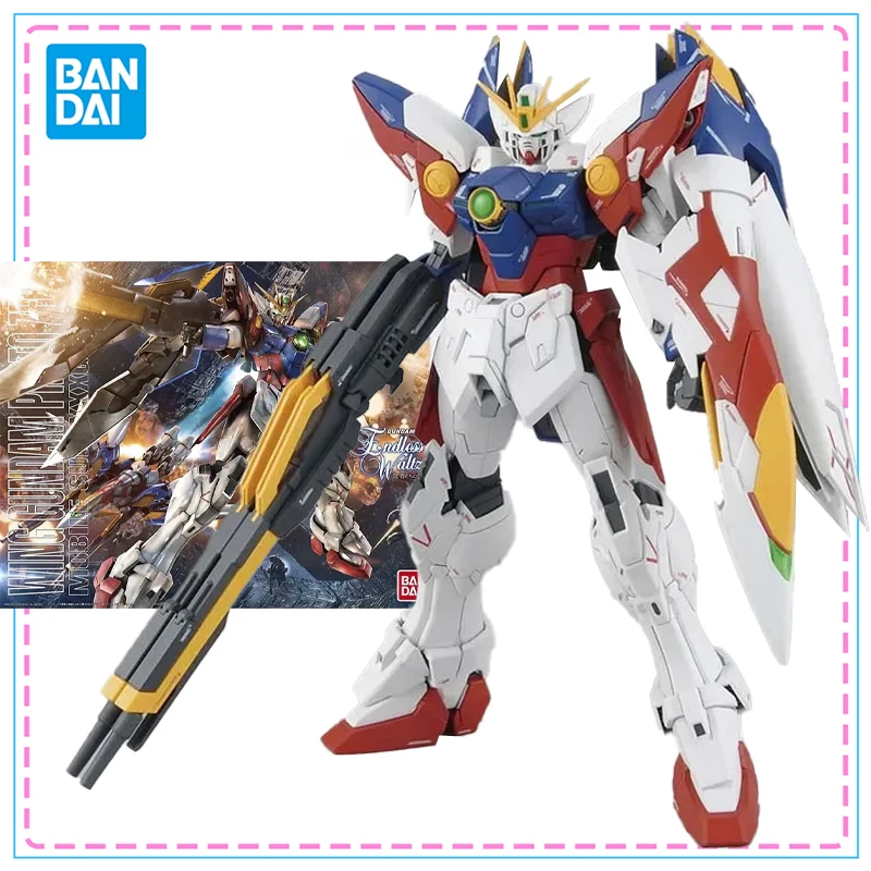 

Bandai MG 1/100 XXXG-00W0 Wing Proto Zero Gundam Gunpla Genuine Gundam Model Kit Action Figures Assembly Model Toys Gifts