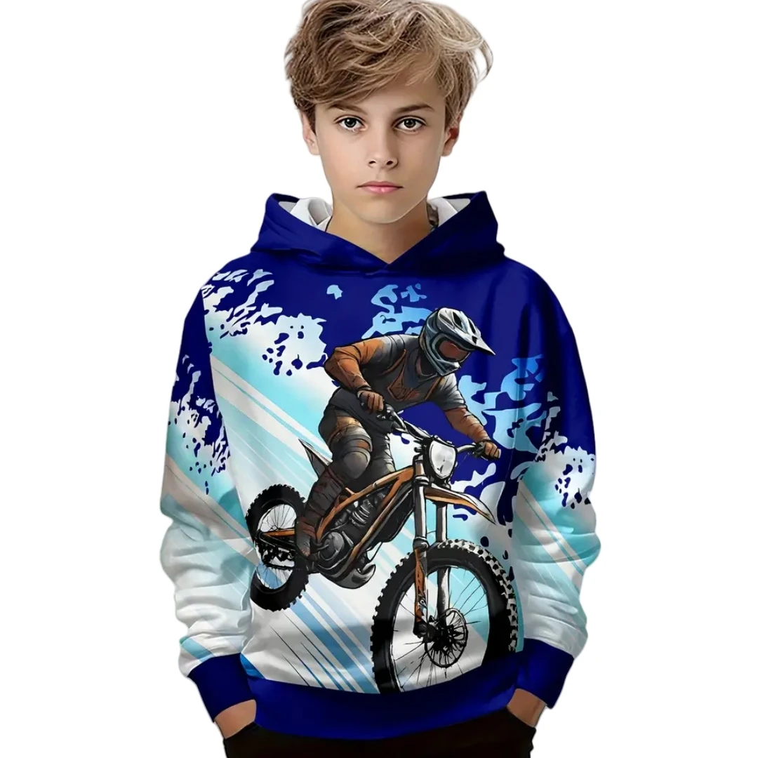 

Kawaii Sweatshirts for Kids Long Sleeve Boy Child Sweatshirt Autumn Dinosaur 3D Print Kids Hoodie Outerwear Casual Boys Clothing