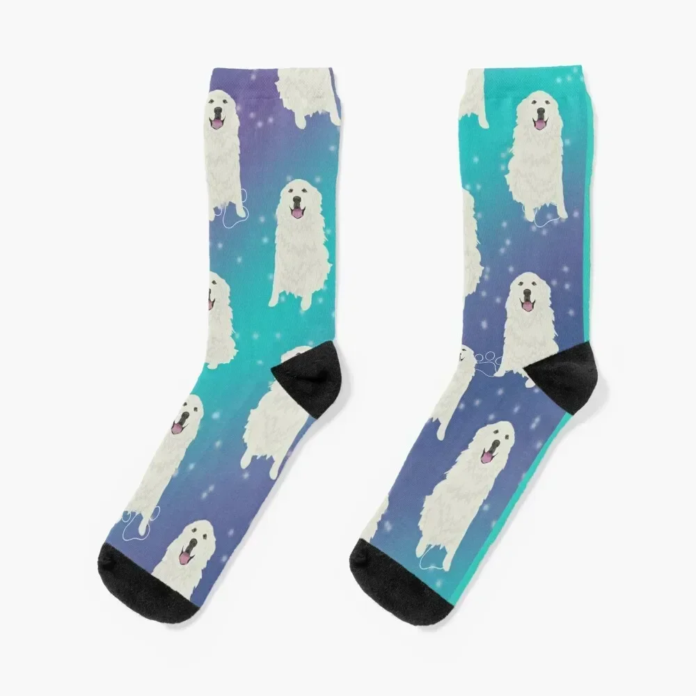 Great Pyrenees Pattern Socks hockey designer funny gifts Socks Man Women's