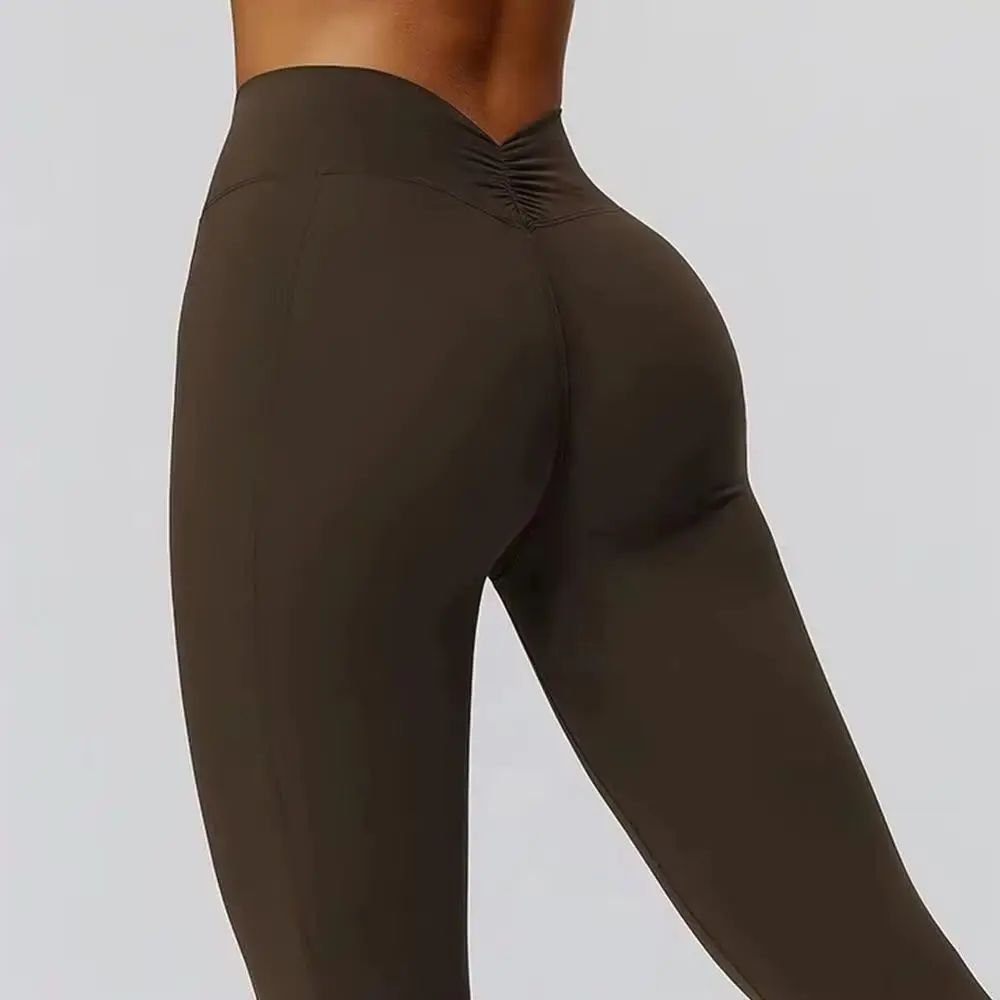 

Seamless Sport Pants Women Yoga Leggings Hips Lifting Gym Leggings High Waist Fitness Leggings Bubble Butt Workout Running Pants