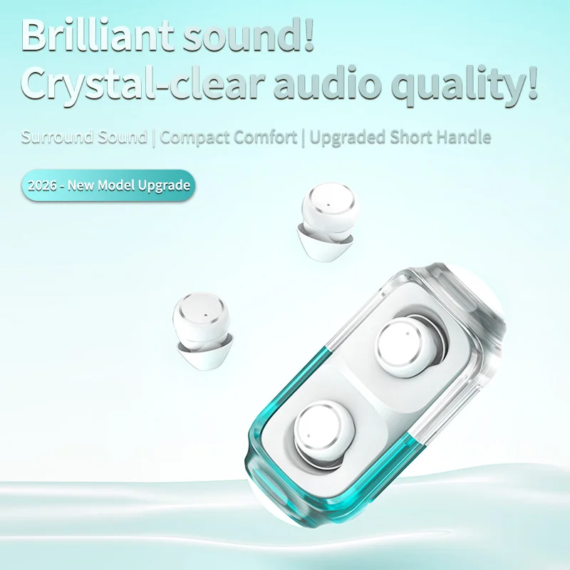 

Invisible Earbuds Small Mini Wireless Bluetooth Earpiece Phone Discreet Earbud for Music, Home, Work