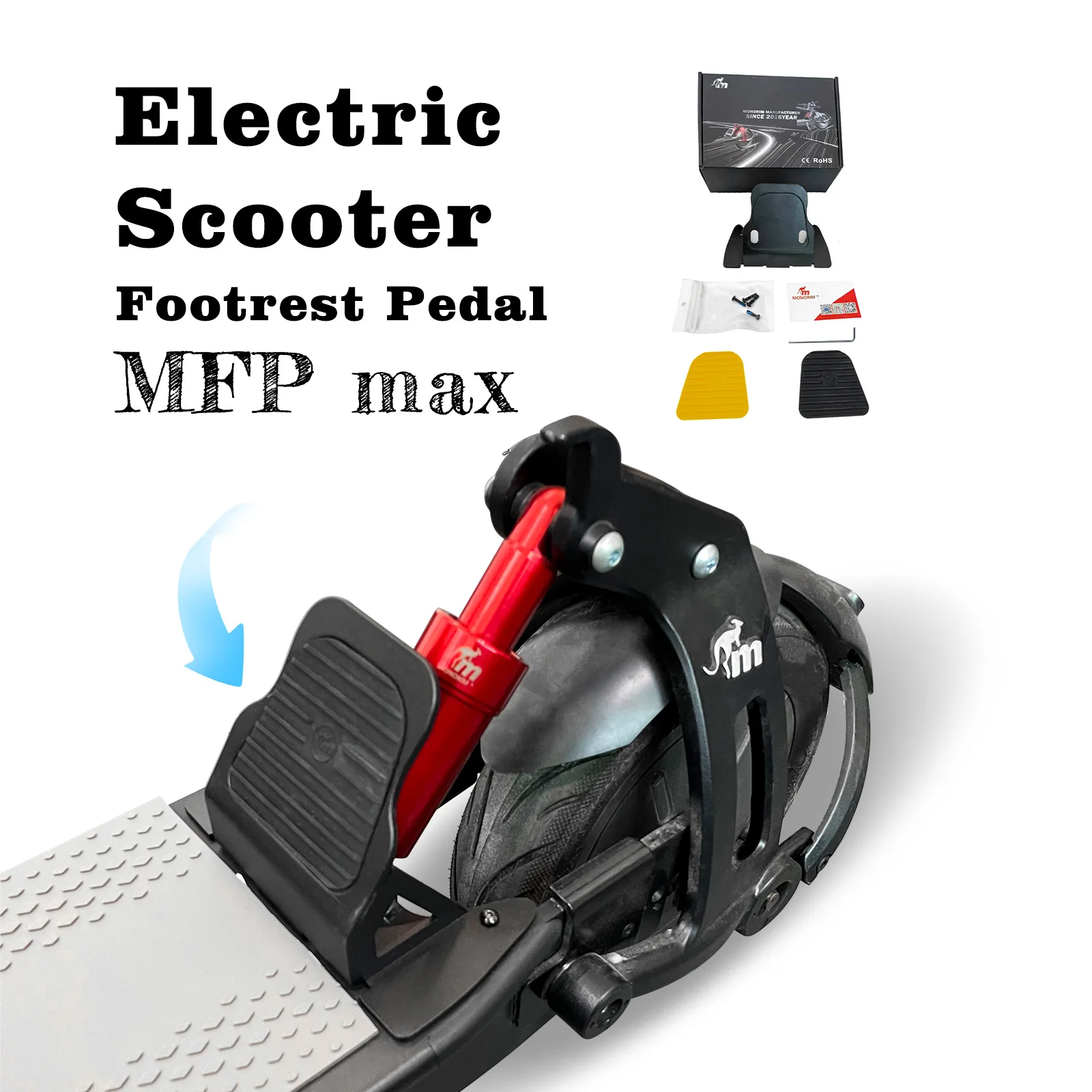 

Monorim MFP Footrest Pedal for Segway Ninebot Scooter Max G30 D/E/P/DII/LEII/LD/LE/LP New Riding Posture Experience Part