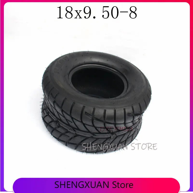 

18x9.50-8inch Vacuum Tires For Electric Scooter GO KART KARTING ATV UTV Buggy Tubeless Rubber Tyre