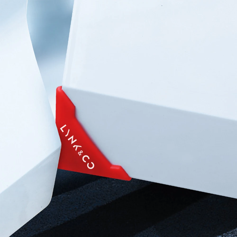 2 قطعة باب السيارة الزاوية المضادة للخدش الغطاء الواقي اكسسوارات السيارات الداخلية لجيلي لينك & co 01 05 03 09 02 04 06 07 08 #3