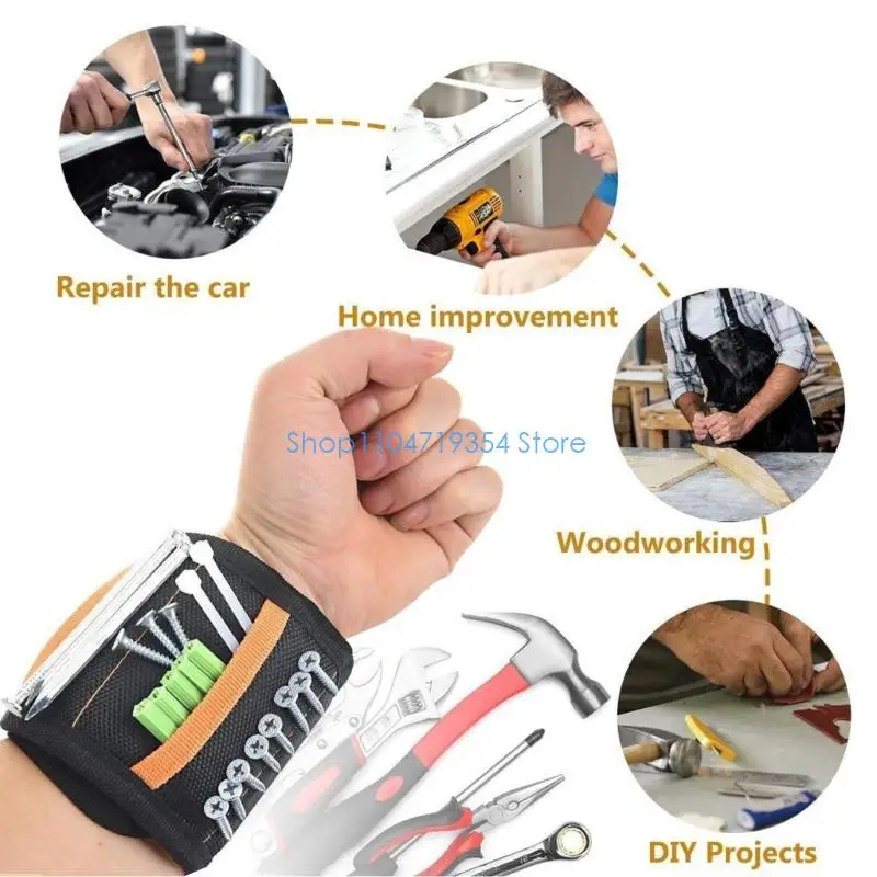 0XLD Adjustable Armband Tool Helper With Light Build Tool Perfect For DIY Enthusiasts Handymen