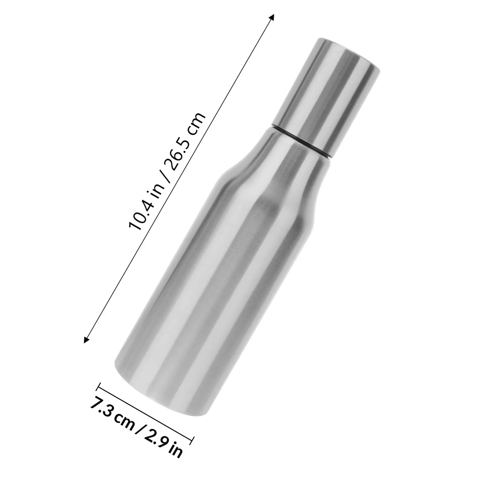 1Pcs Oil Can Stainless Steel Kitchen Storage Leak Proof Practical Oil Pot Kitchen Supply Stainless Steel Storage Can