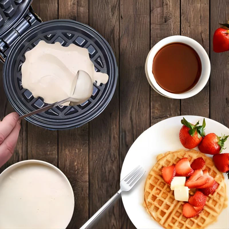 Fully Automatic Multifunctional Mini Waffle Maker, Home Quick Breakfast Machine, Sandwich Cake Baking Tray, And Pancake Maker