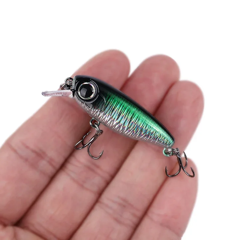 OUTKIT 2022 NEW Arrive Japanese Design Small Lures Fishing Lure 3g 40mm Sinking Minnow Mini Hard Bait For Perch Trout Bass