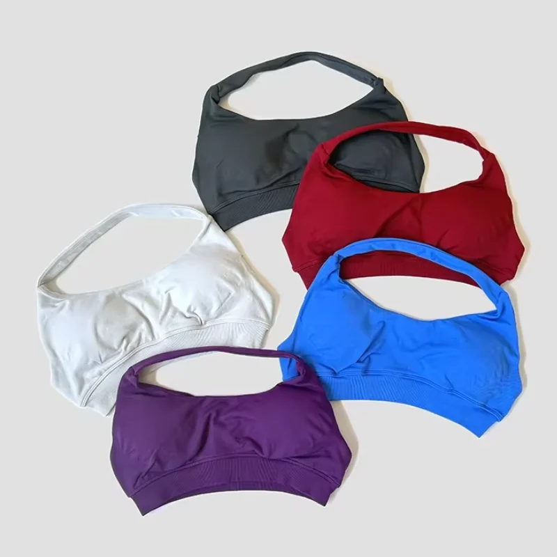 

High-quality new women's sports yoga clothes seamless longline lace-up vest scratched sports shorts gym women's workout clothes