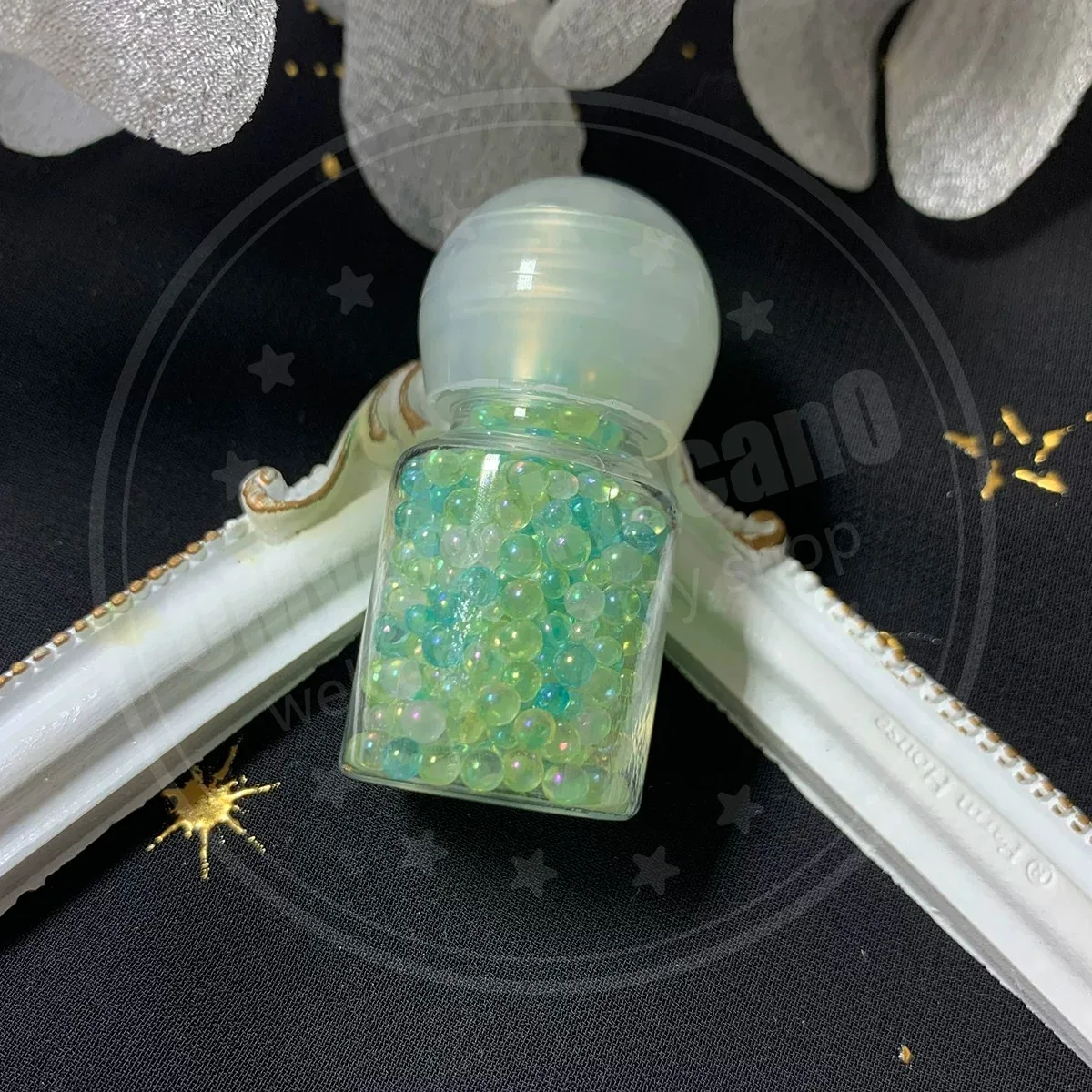 Crystal Glass Beads Set, 1‑3mm Mini Round Loose Micro Spheres, Transparent Tiny Beads Fillers for Resin Epoxy, DIY Jewelry