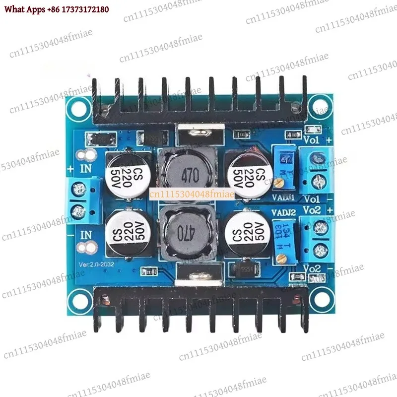 LM2596S 3A Dual-Channel Adjustable Step-Down Power Supply Module 5V 12V 24V Strong Heat Dissipation Low Ripple
