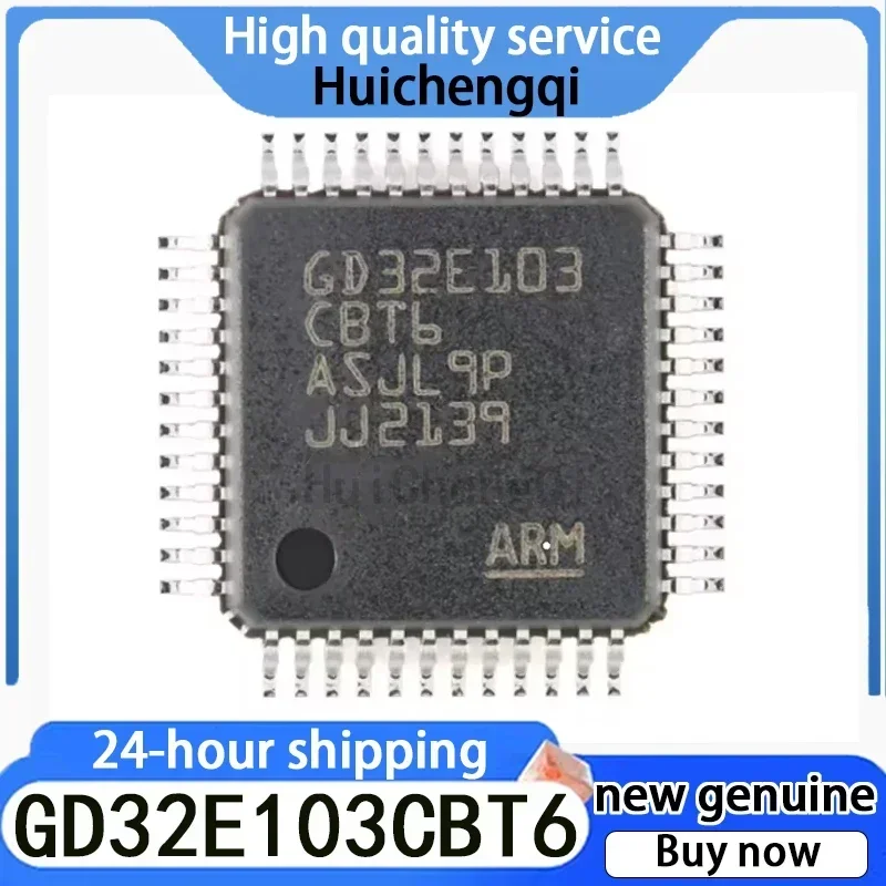 1PCS GD32E103CBT6 Package LQFP-48 32-bit Microcontroller