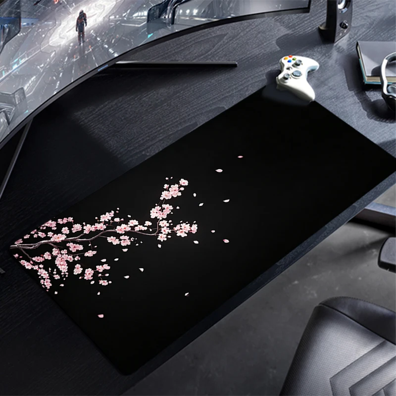 Mouse pad peach blossom Computer Speed type new carpet mat for e-sports players Laptop Keyboard Mousepad Office Desk Mat