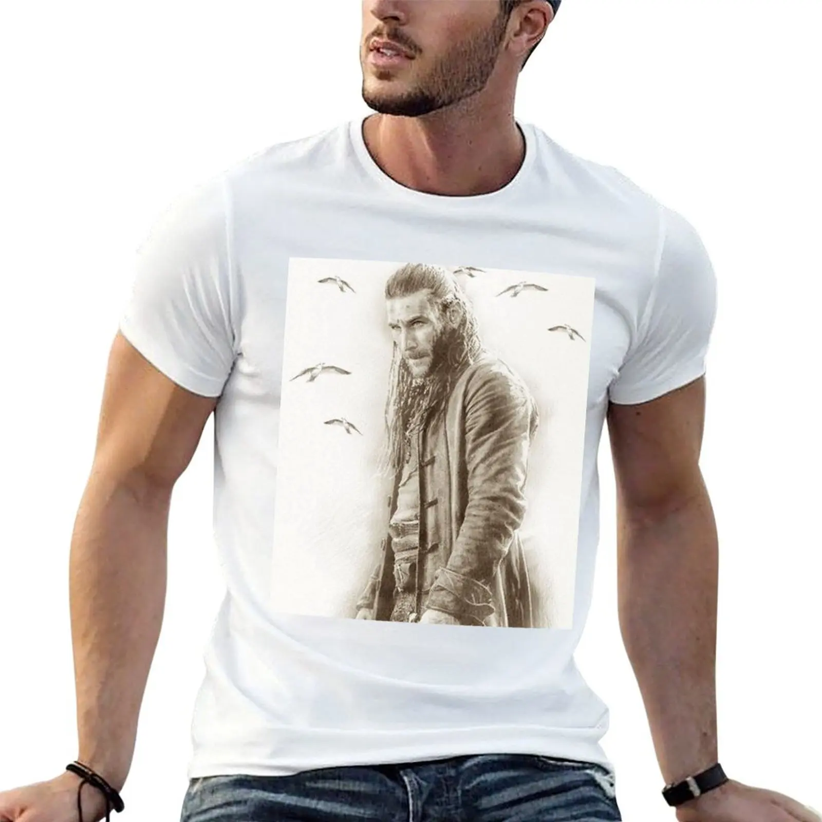 Zach McGowan Charles Vane Design 4 T-Shirt Odor Resistant Short Sleeve Top