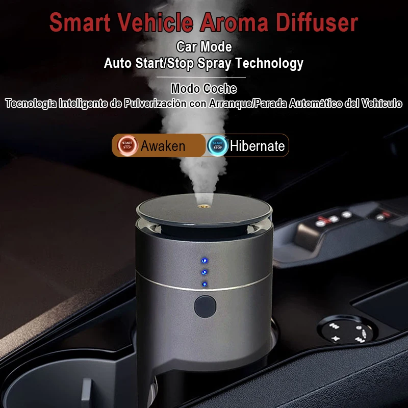 Picture 5: Professional Essential Oil Aroma Diffuser Smart Timer Quiet Fast Deodorization AI Auto Sensing 80m³ Coverage for Home Car​
