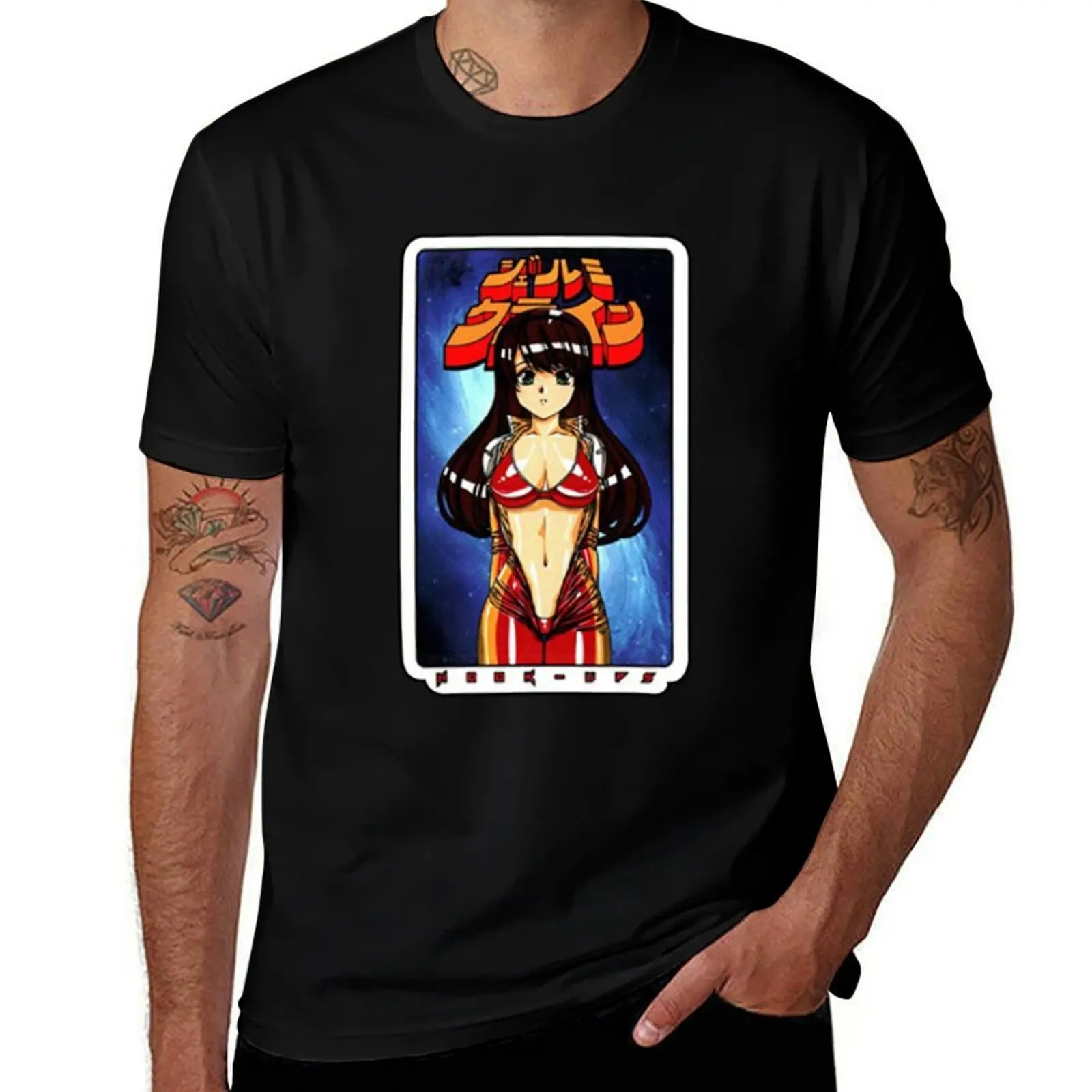 Vintage Anime Girl Hook Ups Skate Hookups Hook-Ups Brand Cartoon Space Princess Animated Spac T-Shirt