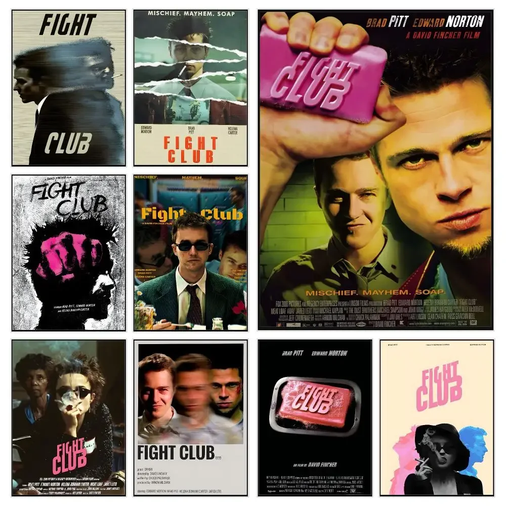 psychological movie f-fight Club Poster Modern Luxury Wall Poster Home Decor Space Enhancer