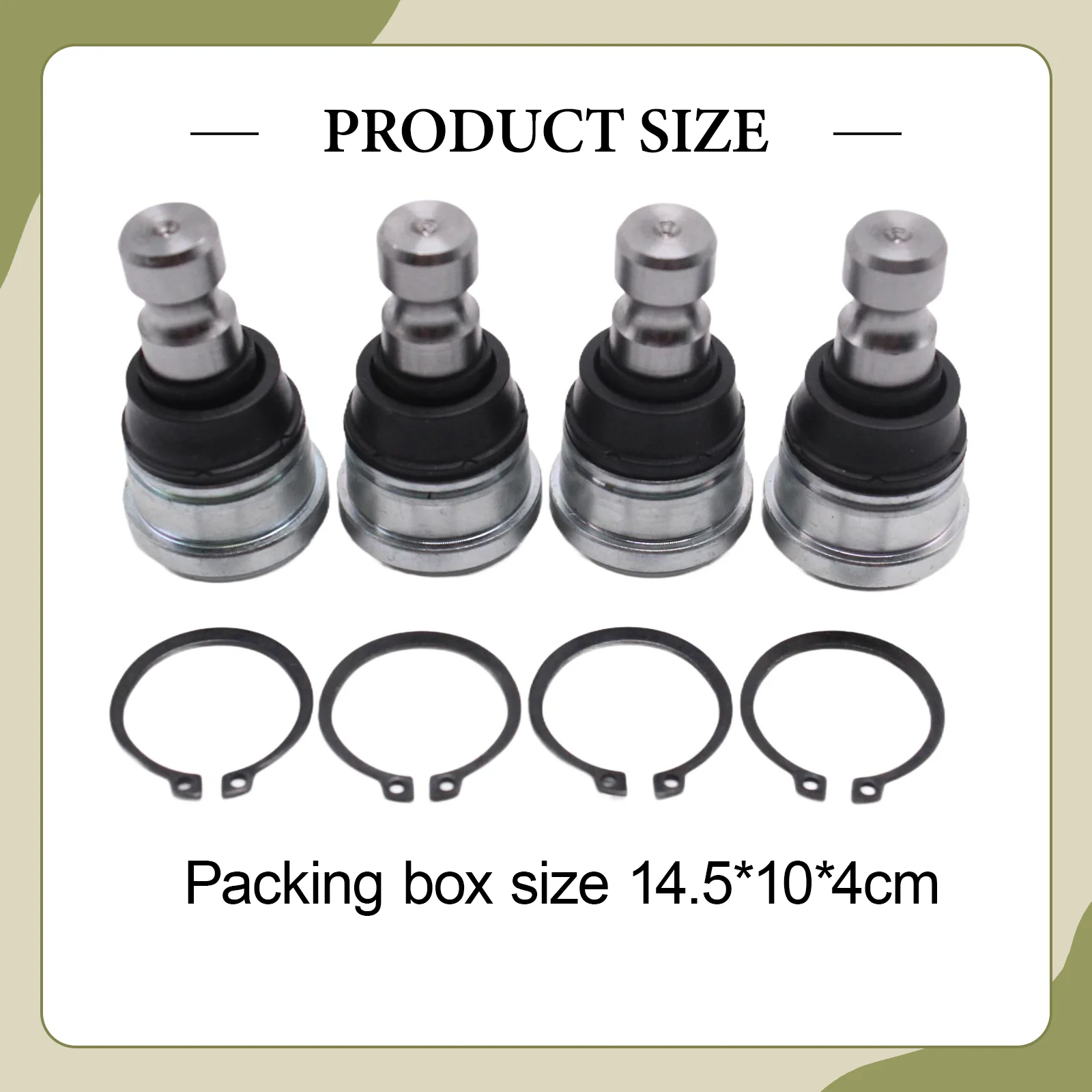 

Профессиональный комплект верхних и нижних шаровых опор из металла и резины, прочные сменные шаровые шарниры для моделей Ranger General