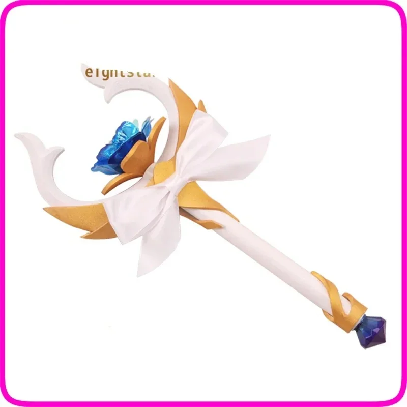 Jeu LOL KDA Seraphine Crystal Rose Wand, Microphone Cosplay Props, Halloween Anime Party Events Costumes, Accessoires Gifts