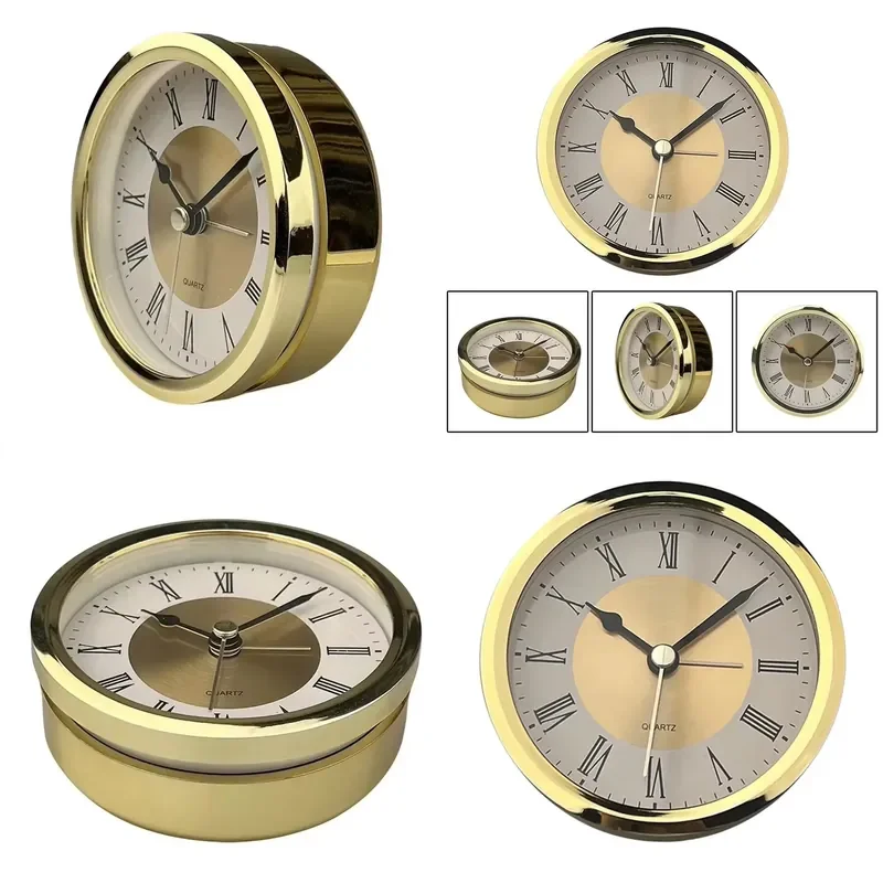 89mm Quartz Clock Movement Mechanism Replacement Insert with Roman and Arabic Numbers DIY Parts Classic Style