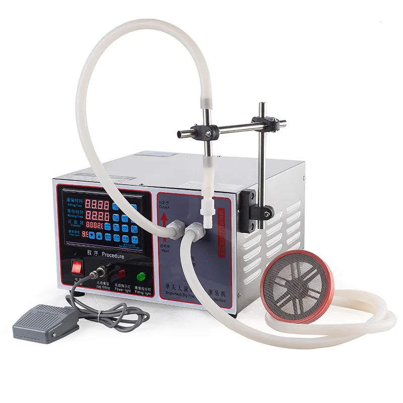 GFK280 Semi-automatic Filling Machine Baijiu Beverage Essential Oil Laundry Detergent Glass Water Small Liquid Filling Machine