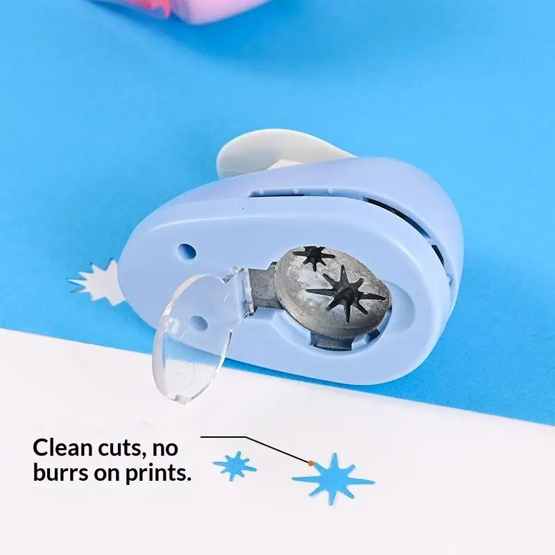 Labor-Saving Paper Embossing Machine Handmade Star Shape Punch Hole Puncher Punching Machine Effortless Paper Cutting Tools