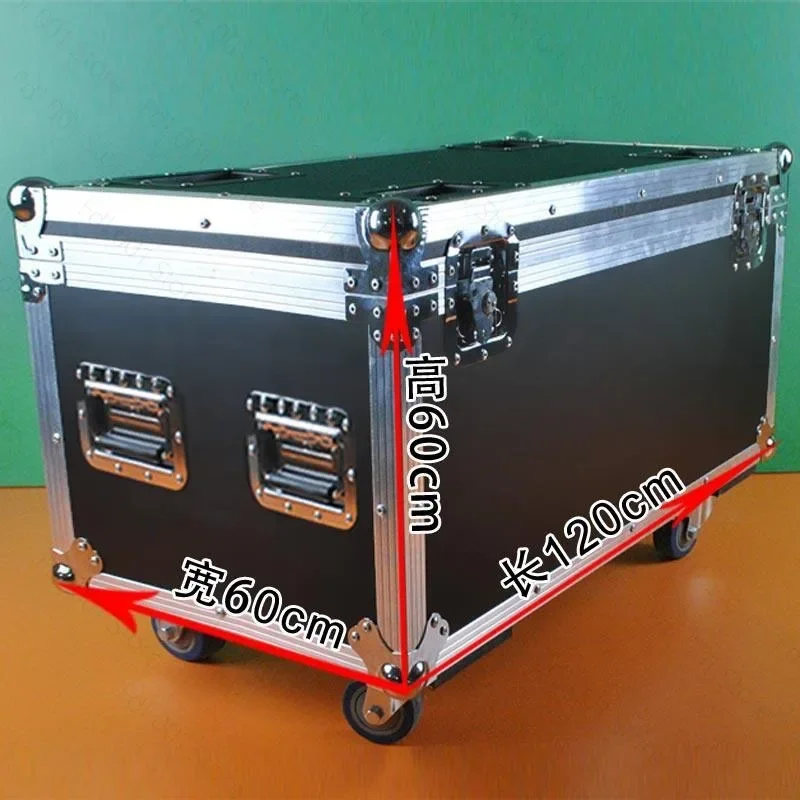 Sizes Cable Wire Storage Trunk Shockproof Tool Box Flightcase Flycase Stage Lighting Equipment Flight Case with Wheels